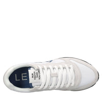 Sneakres in pelle ecopelle e tessuto 