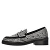 BIBI LOU Mocassini in tessuto e strass