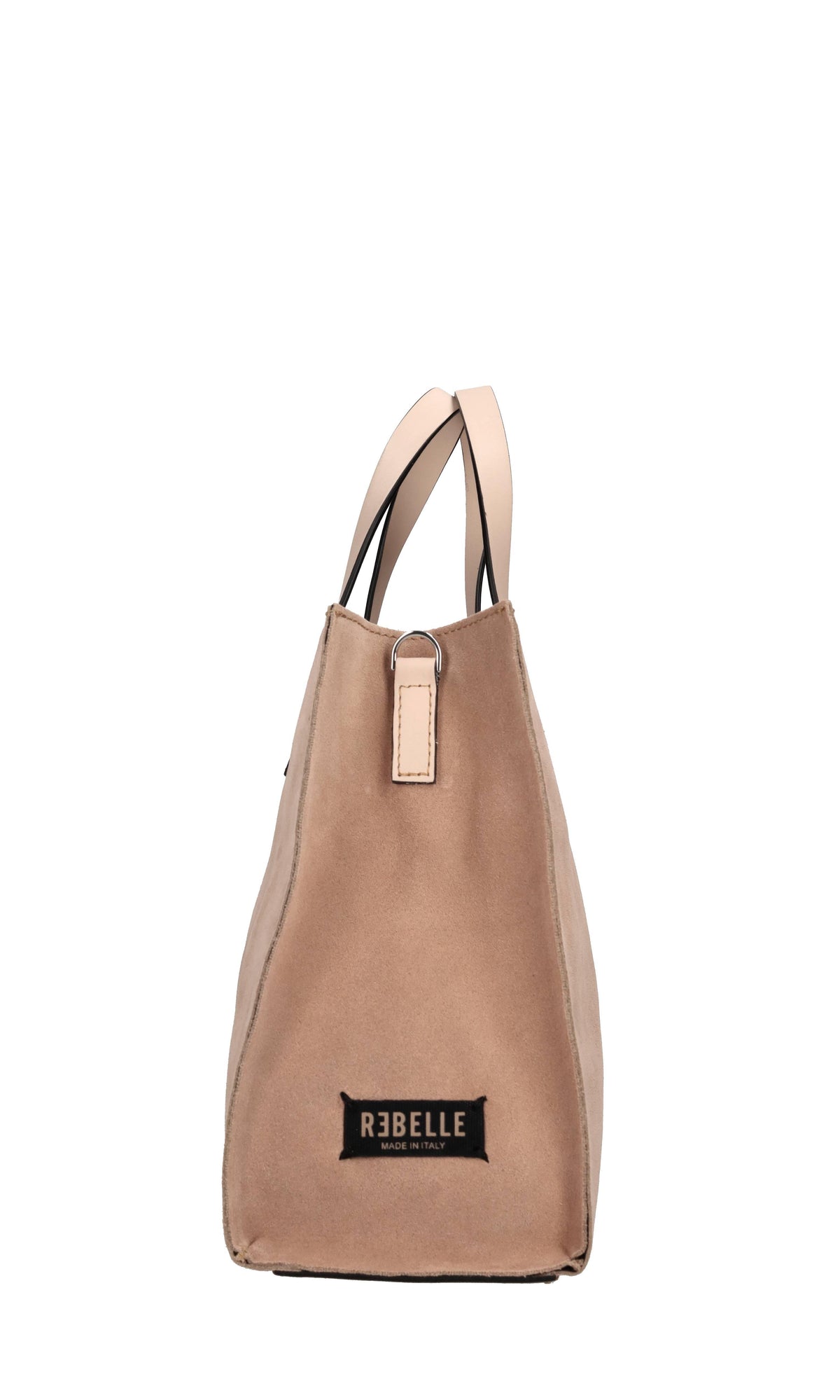 Borsa in camoscio e pelle 