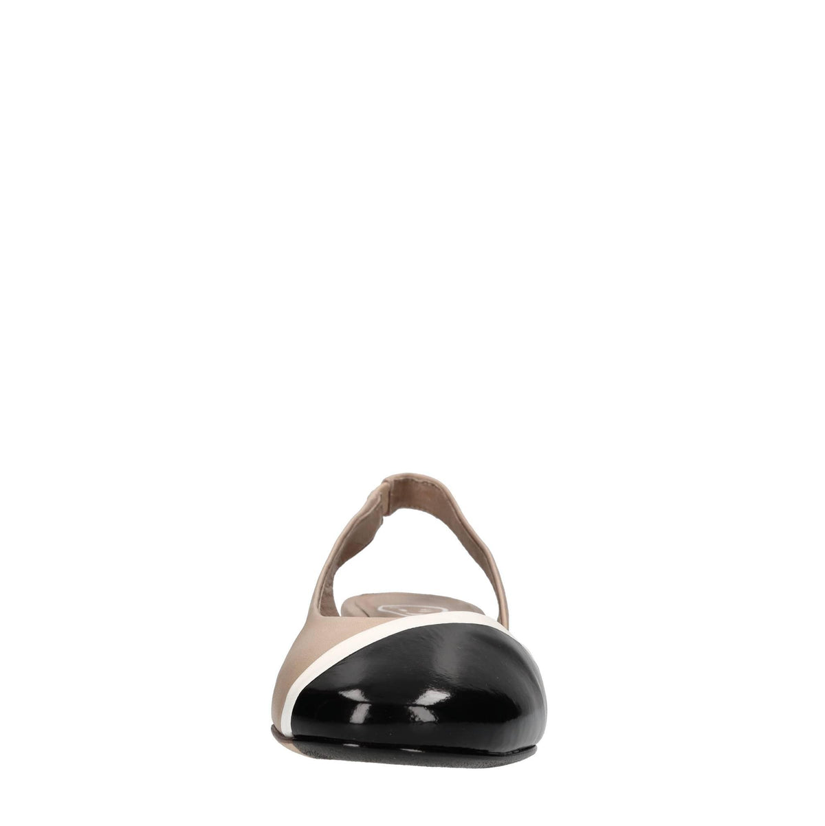 Décollete slingback in pelle 
