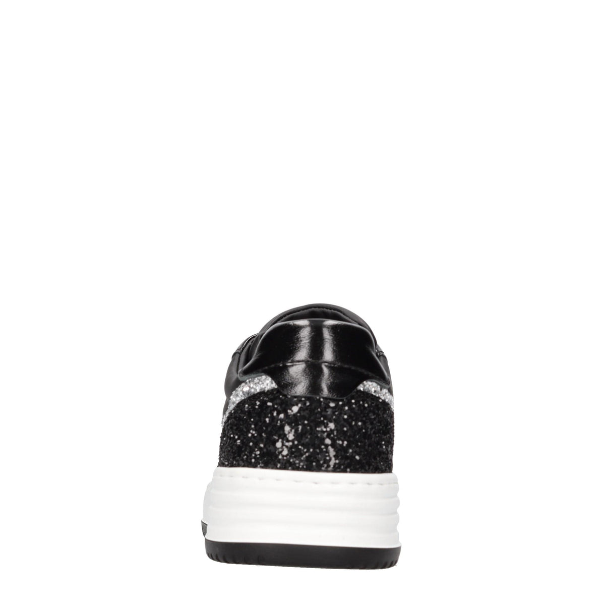 Sneakers in pelle e strass 