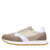 VALENTINO Leather and fabric sneakers