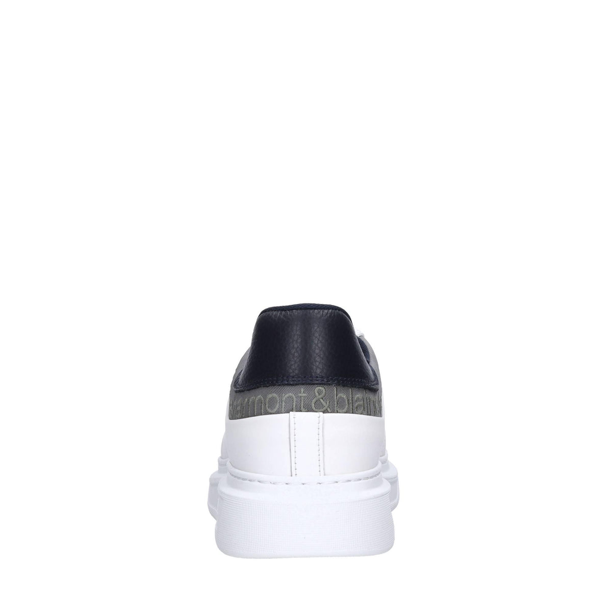 Sneakers in pelle e tessuto 
