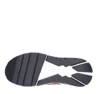 Sneakers in camoscio pelle e tessuto 