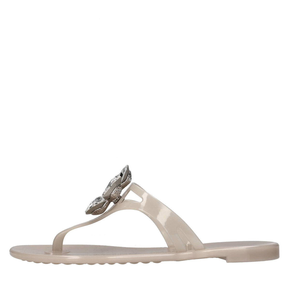 Sandali flat Jelly in PVC e Swarovski 