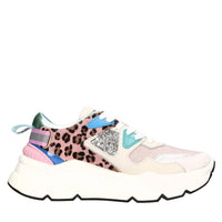 Sneakers in pelle e camoscio 