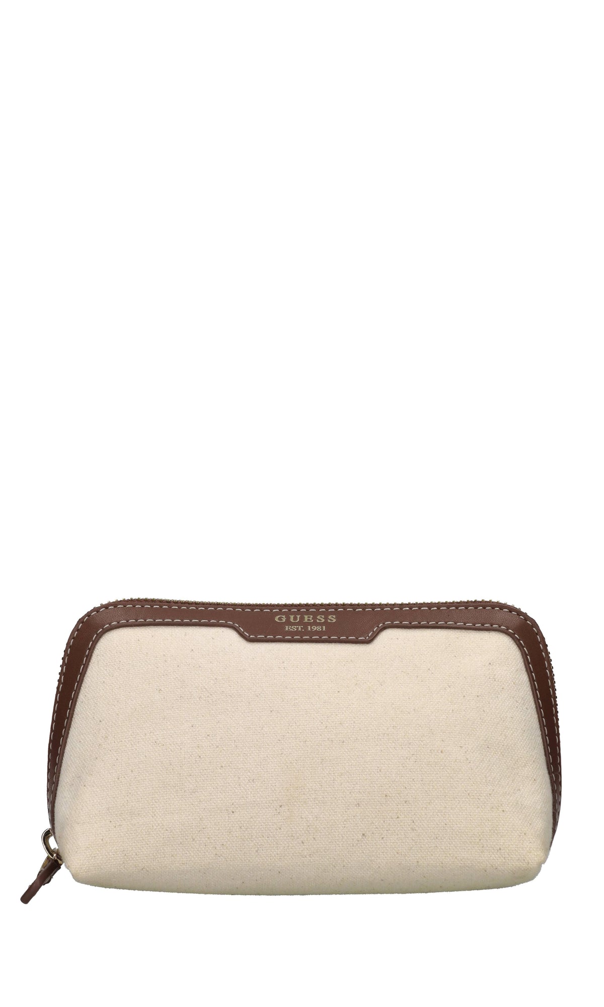 Beauty case in ecopelle e tessuto 