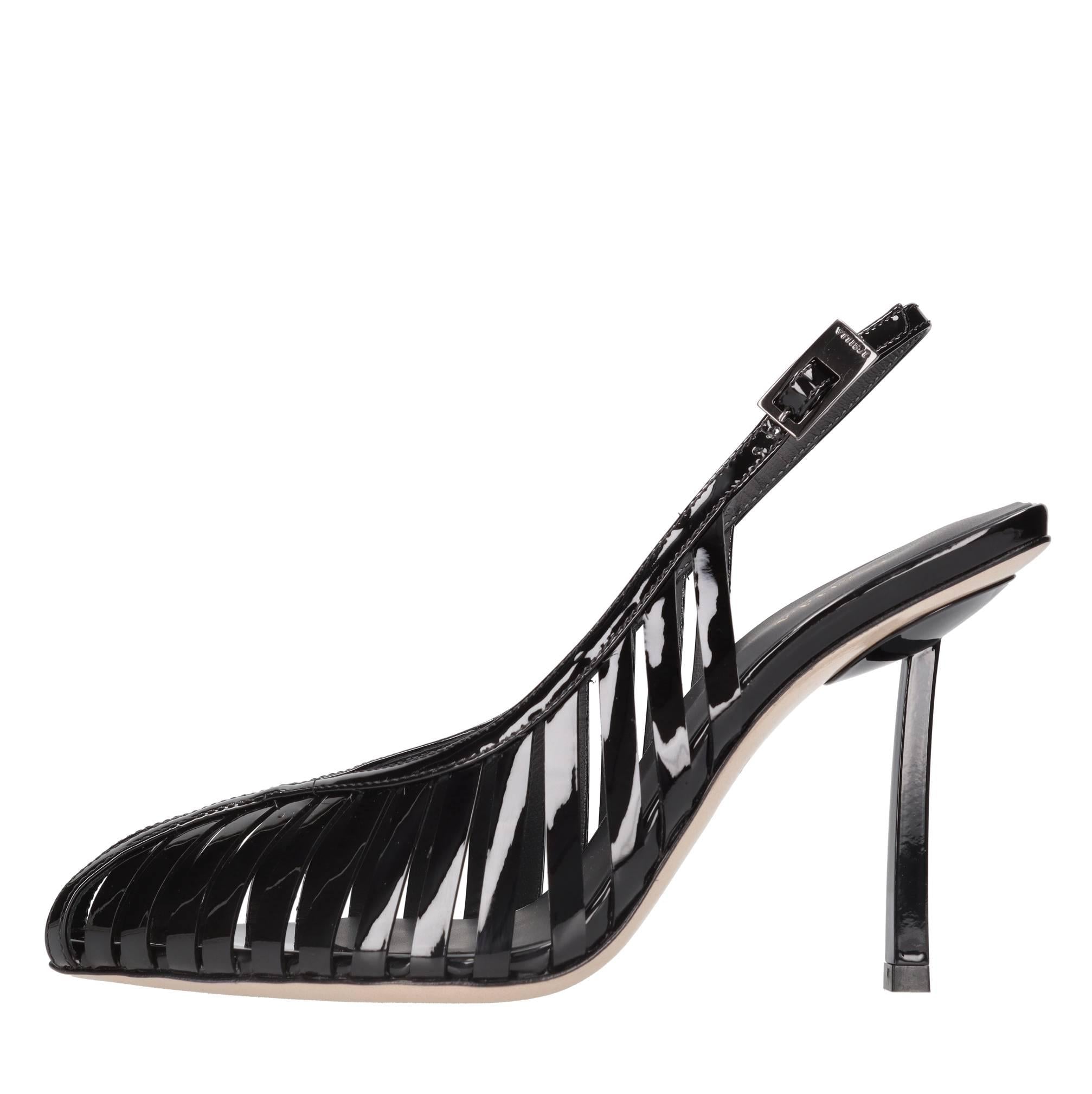 Décoletté slingback modello Cage in vernice 