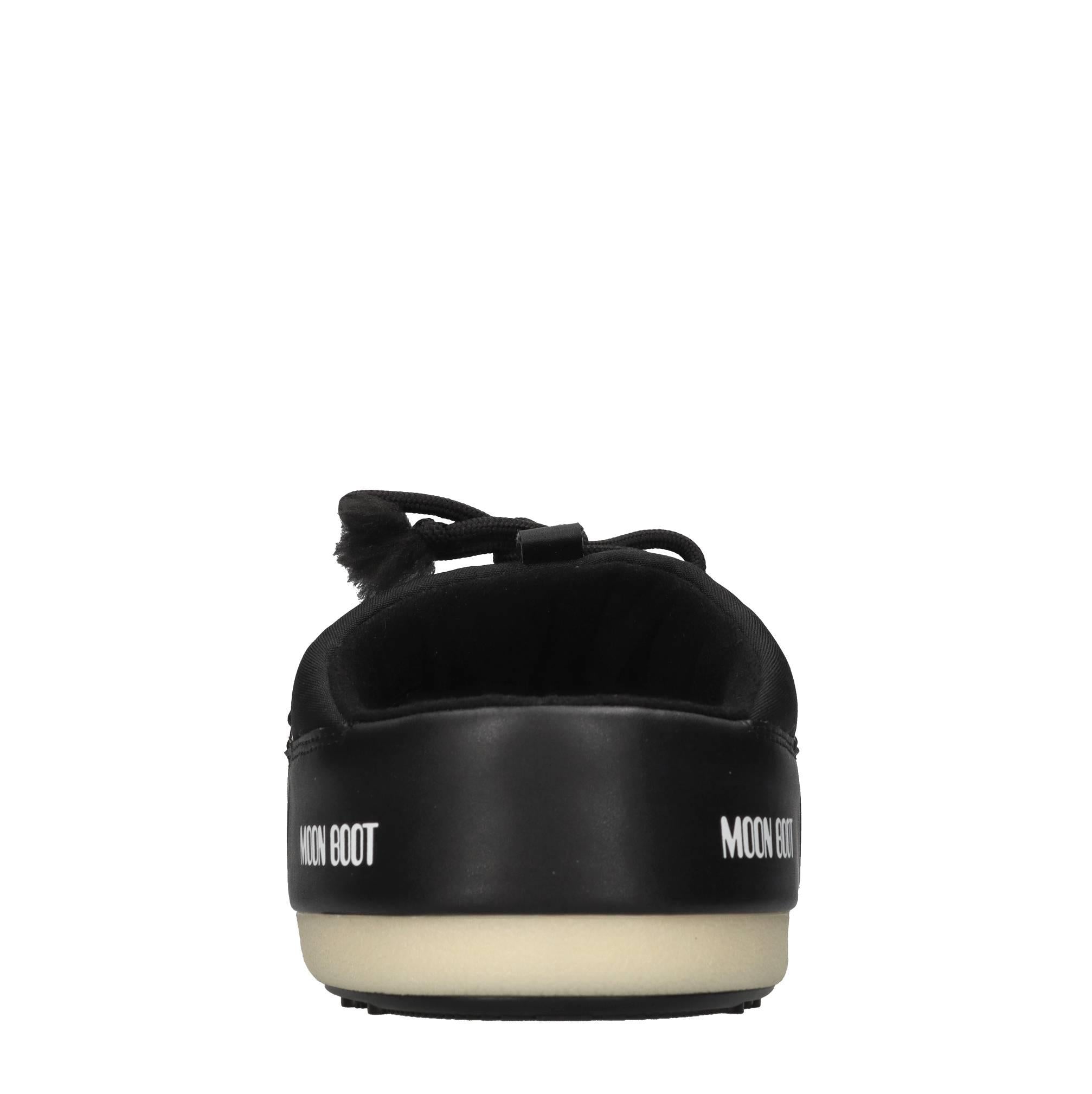 Mules in nylon idrorepellente ed ecopelle 