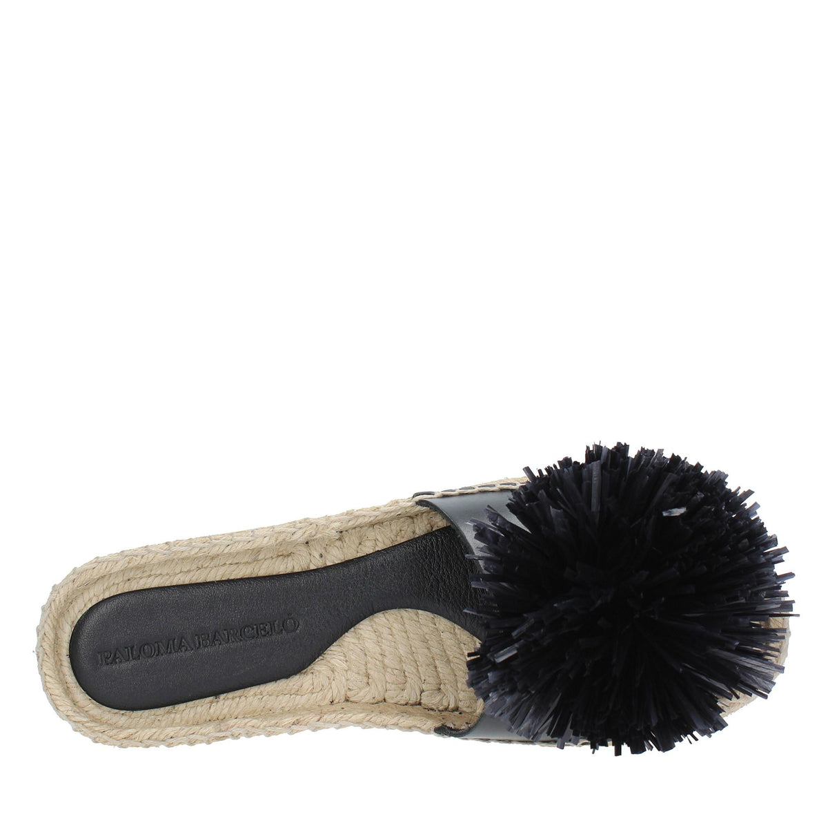 Mules modello FUJI in pelle e rafia 
