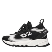 Sneakers in tessuto ed ecopelle 