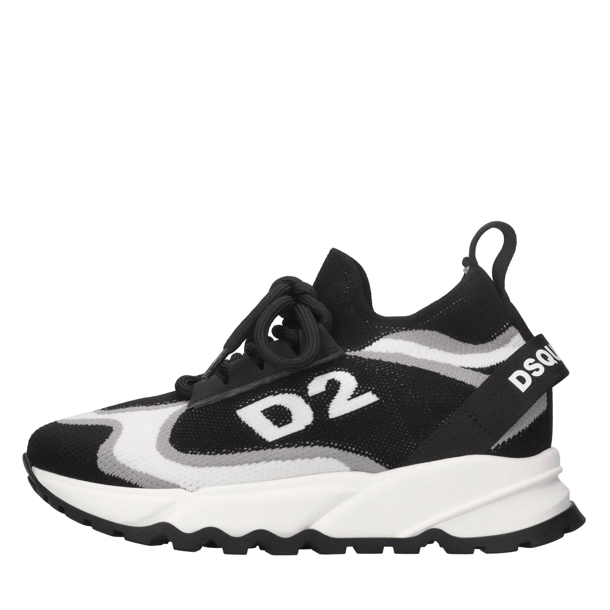 Sneakers in tessuto ed ecopelle 