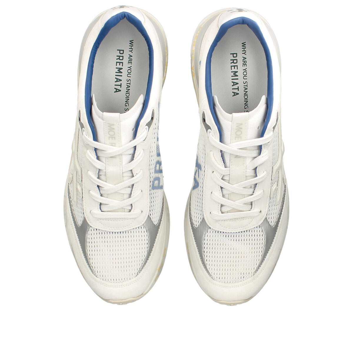 Sneakers in camoscio ecopelle e tessuto 