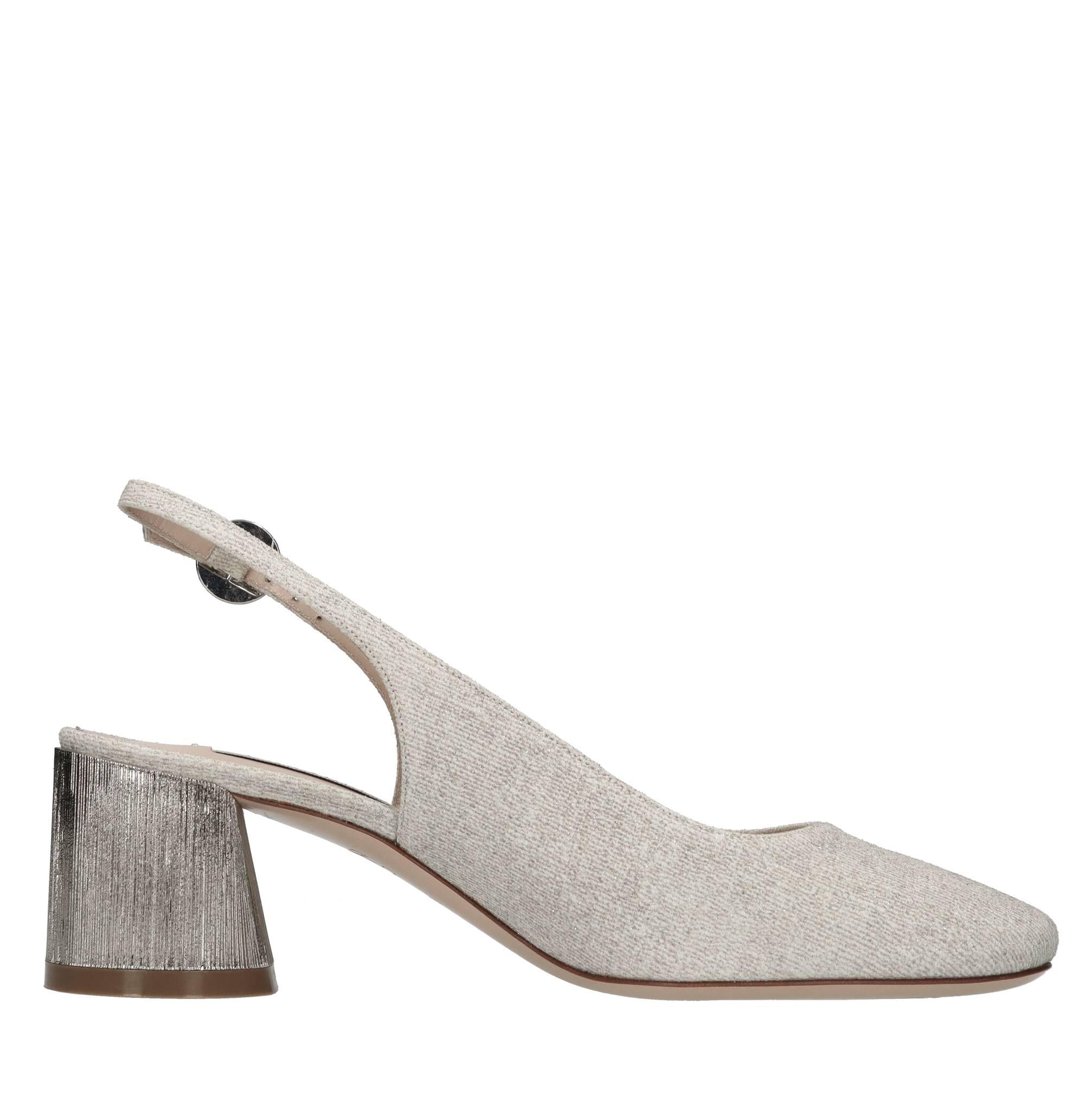 Décolleté slingback Bellagio in tessuto 