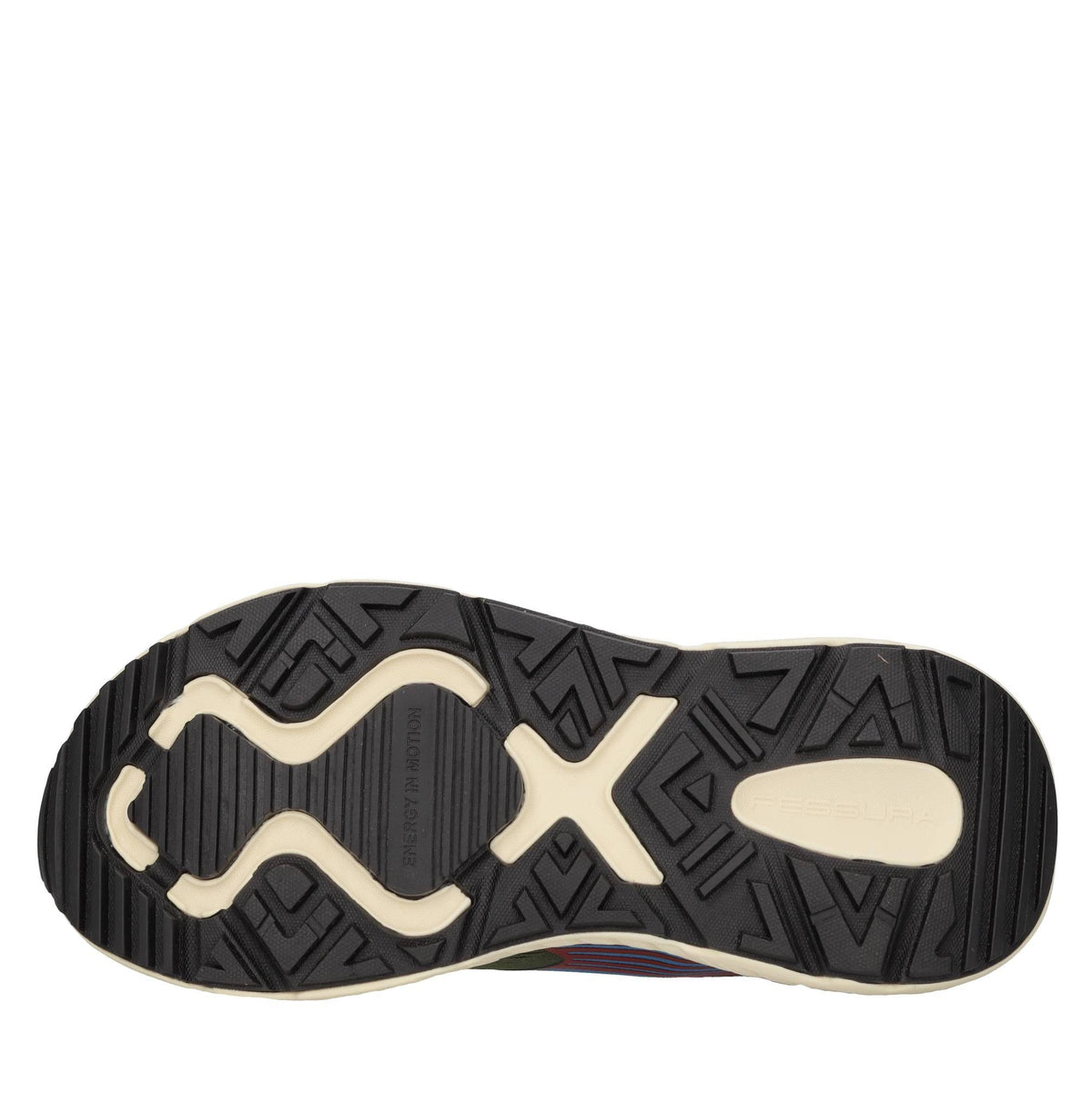 Sneakers modello in tessuto tecnico con inserti in gomma 
