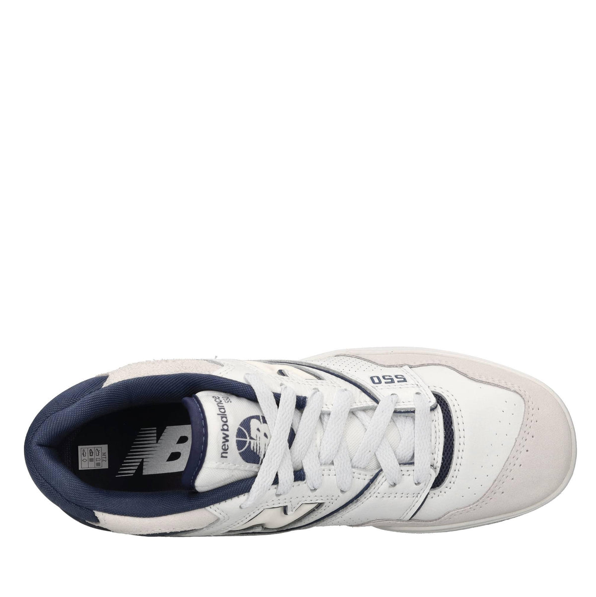 Sneakers in pelle e tessuto 