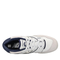 Sneakers in pelle e tessuto 