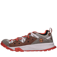 Sneakers in camoscio e tessuto 