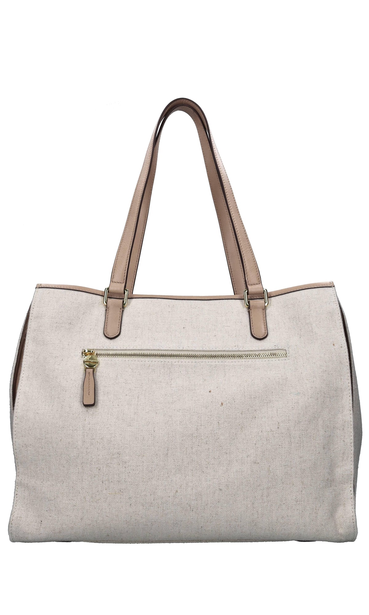 Borsa in tessuto e pelle 