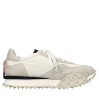 Sneakers in camoscio,pelle e tessuto 