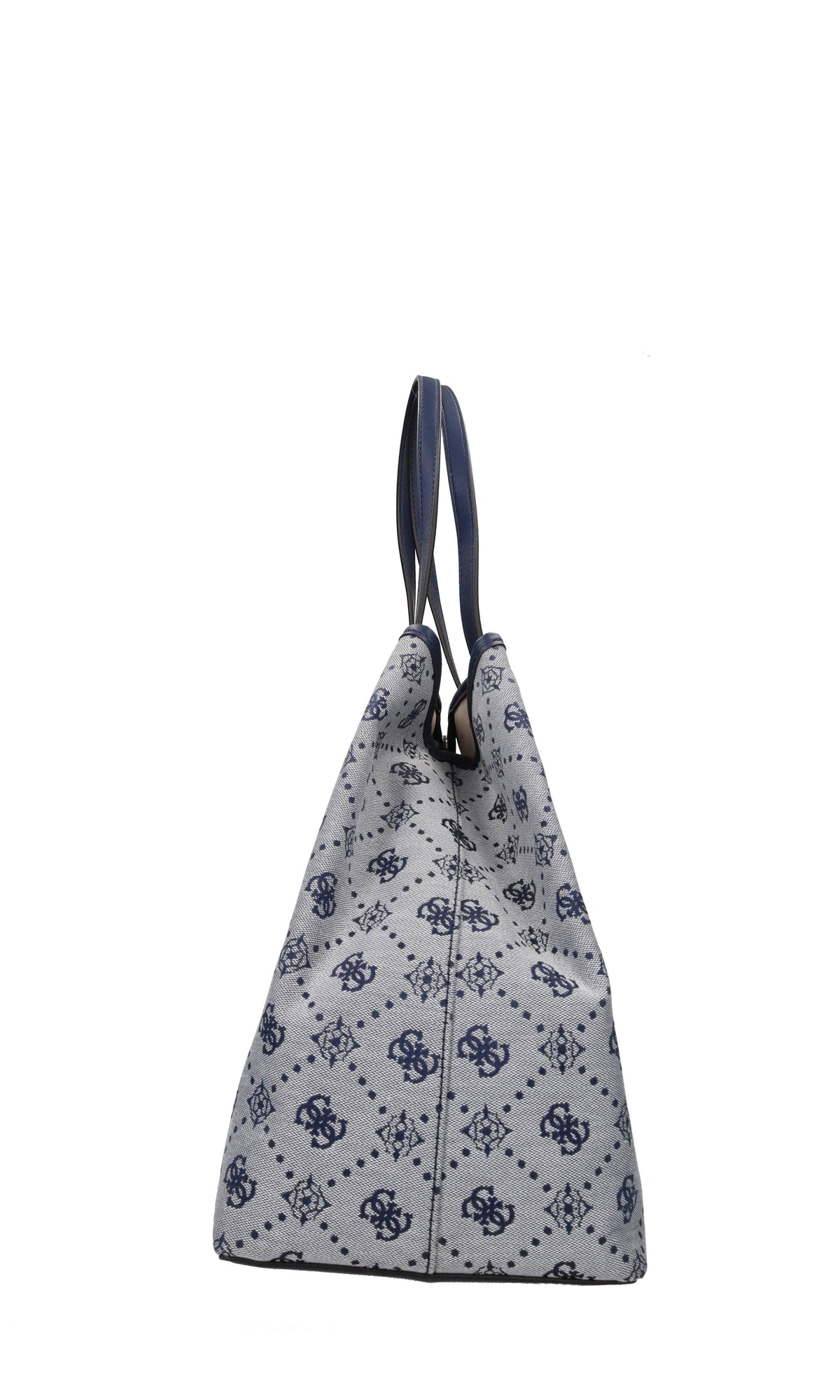 Borsa in ecopelle e tessuto 