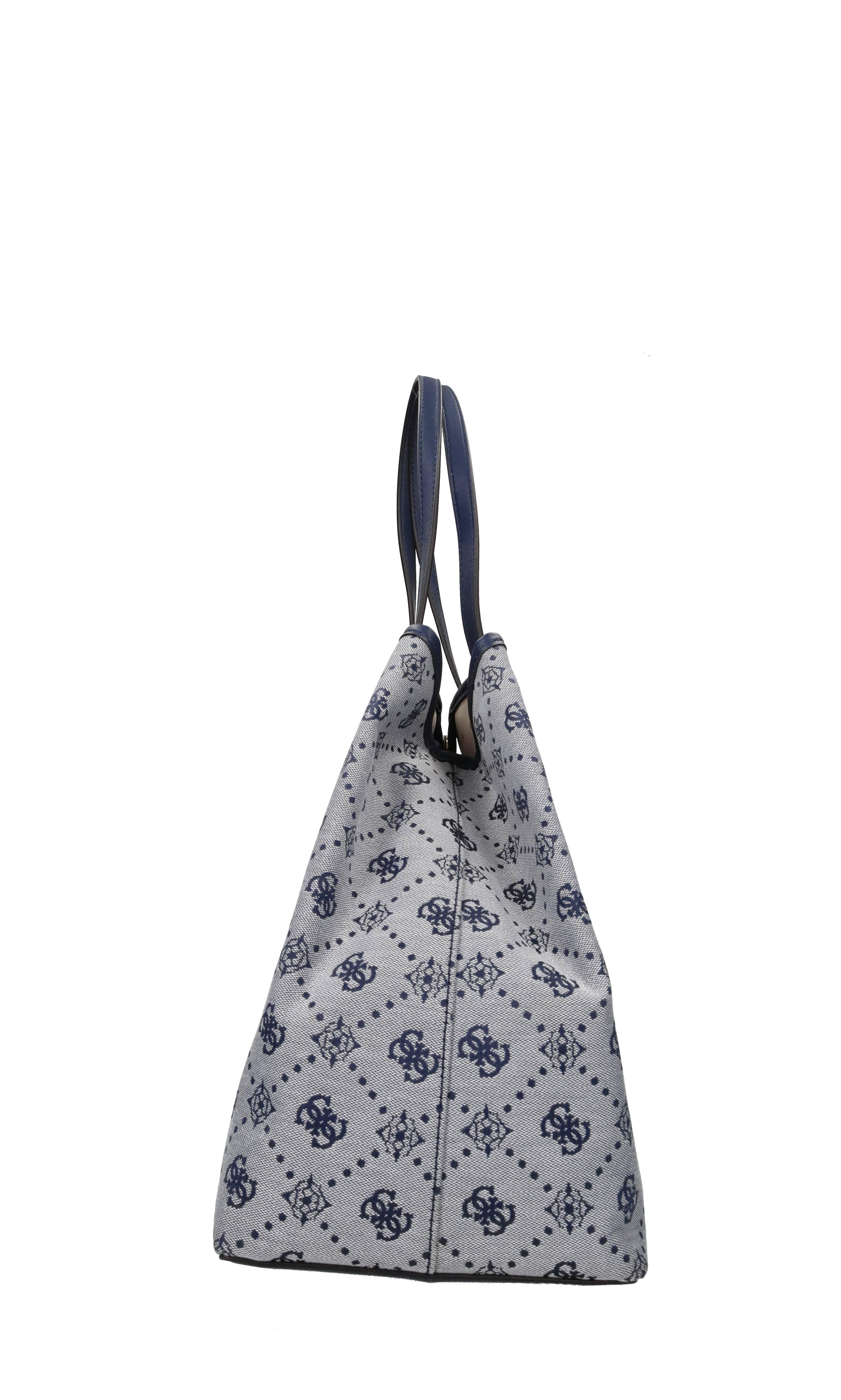 Borsa in ecopelle e tessuto 