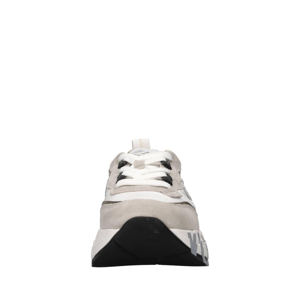 Sneakers in camoscio e tessuto 