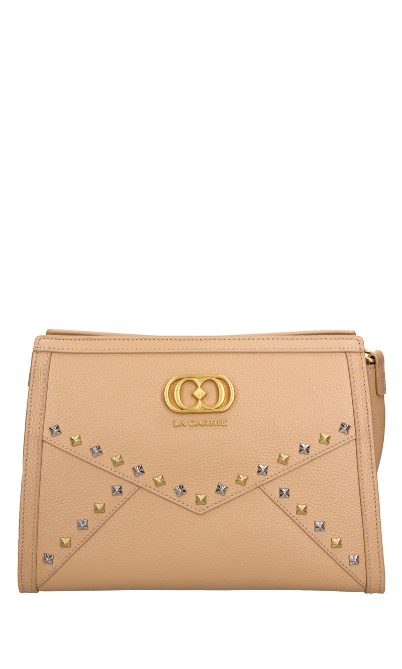 Borsa Frivolous med. in pelle e borchie 