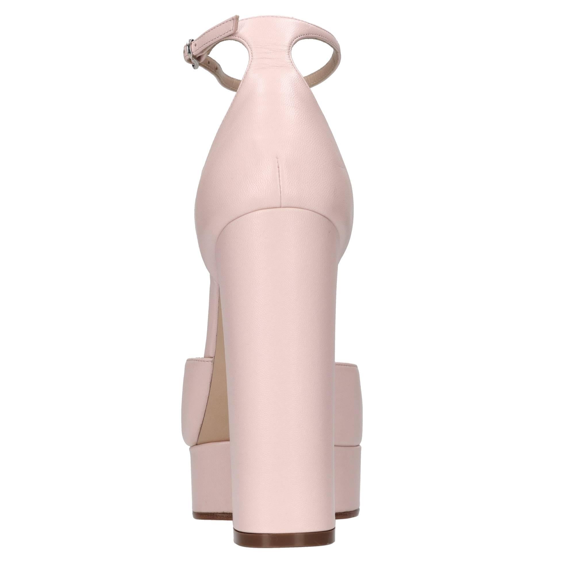 Décolleté in pelle 