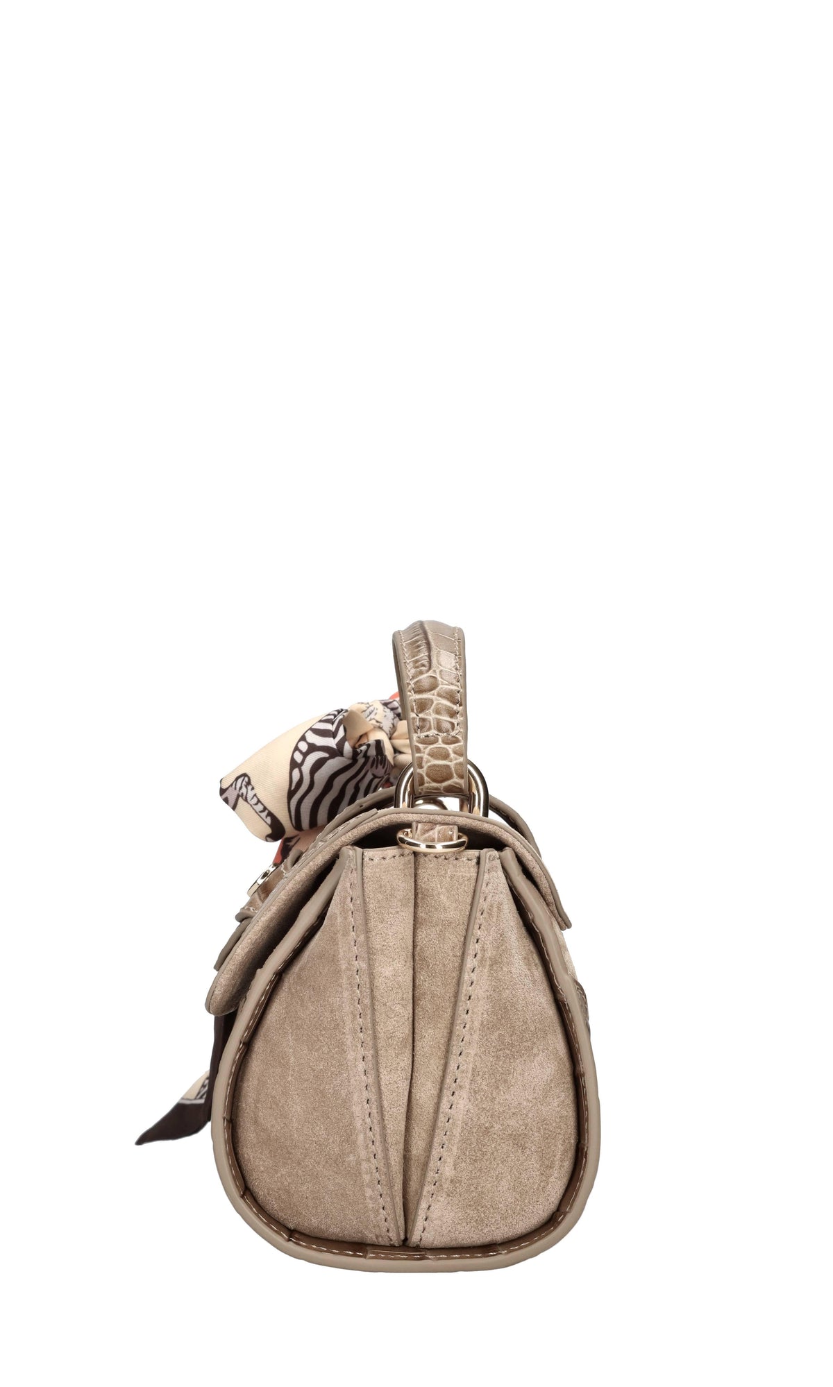 Borsa mini Tempest in camoscio e pelle 