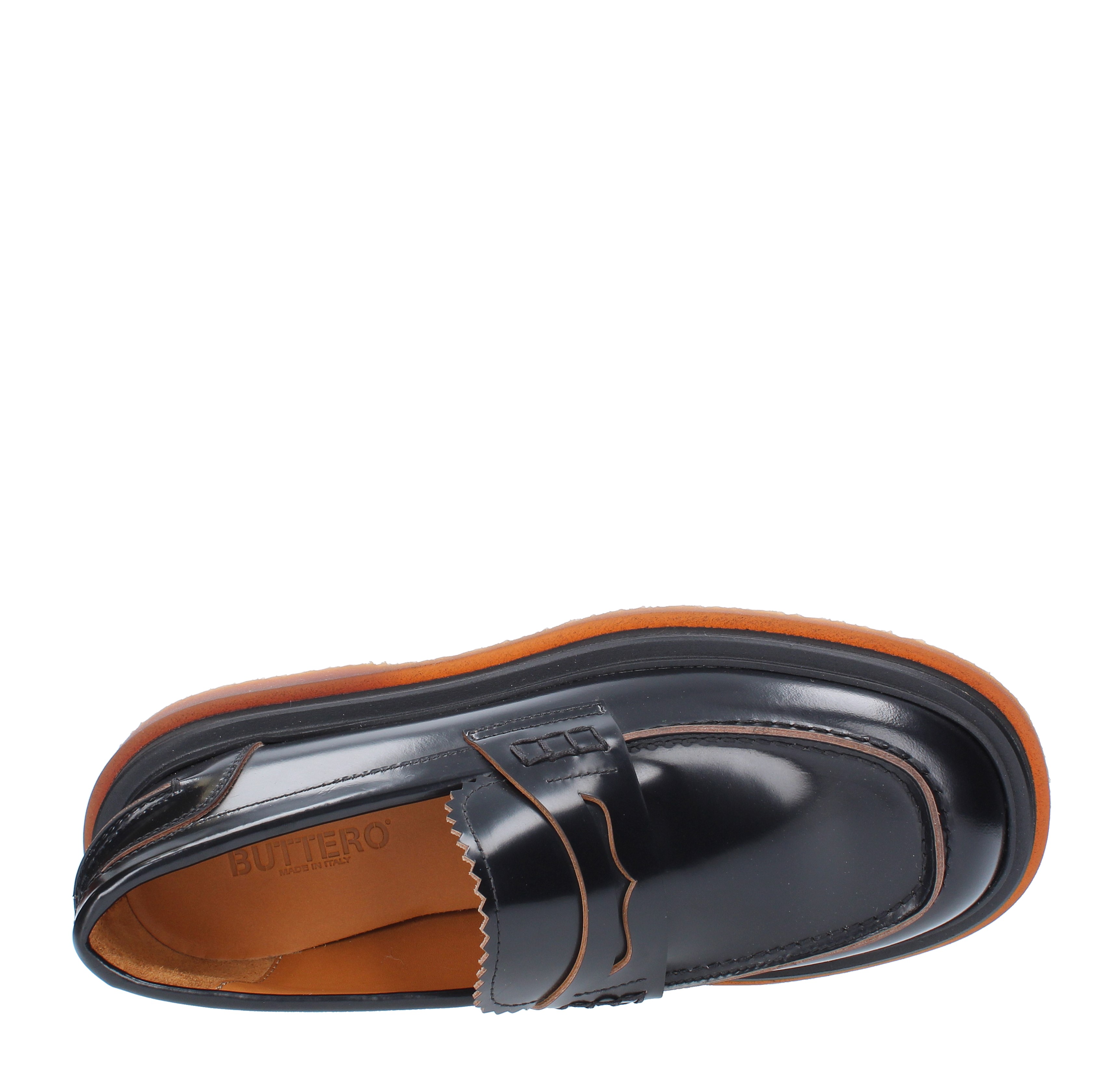 Mocassini modello B9431ROA in pelle lucida - BUTTERO - Ginevra calzature