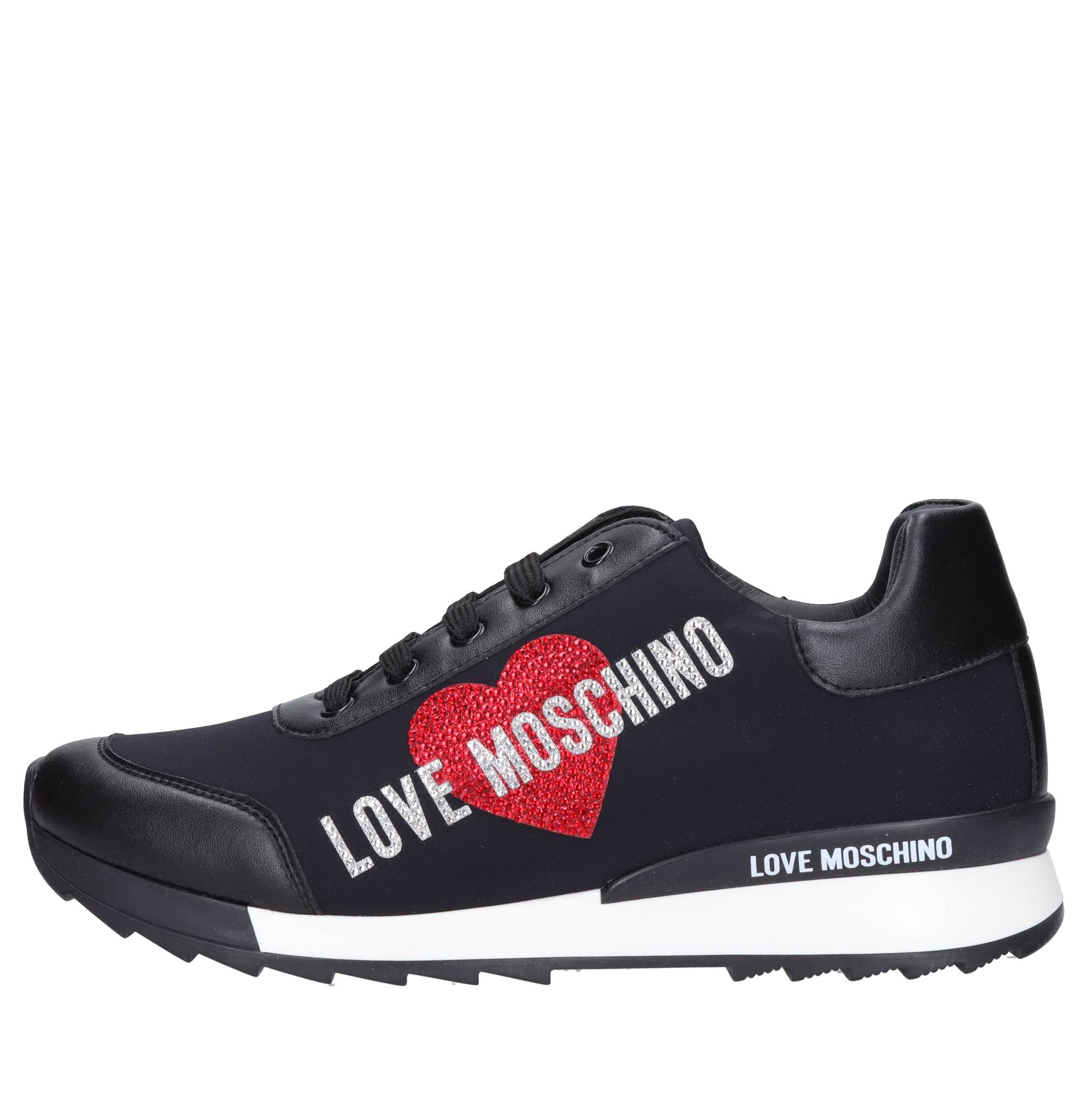 Sneakers in tessuto ed ecopelle - LOVE MOSCHINO - Ginevra calzature