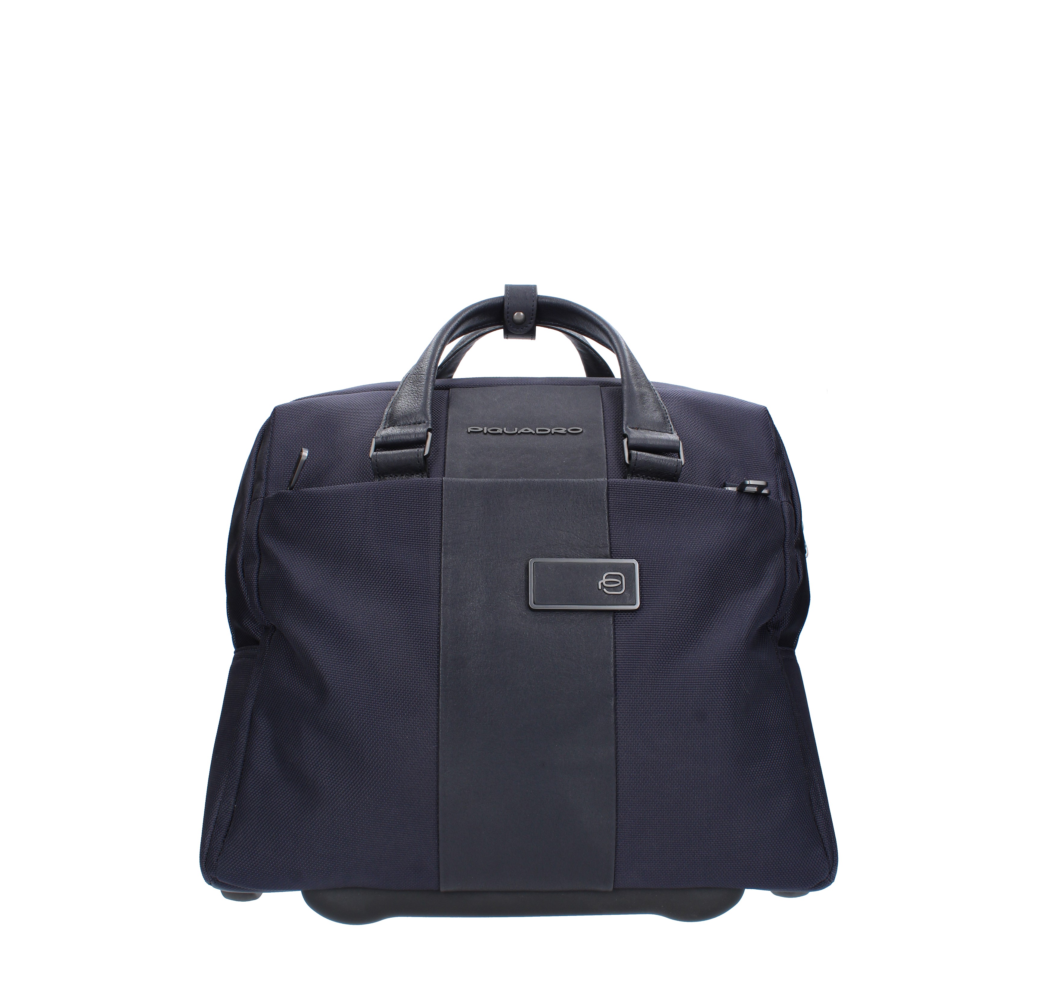 Piquadro trolley briefcase in leather and fabric - PIQUADRO - Ginevra  calzature