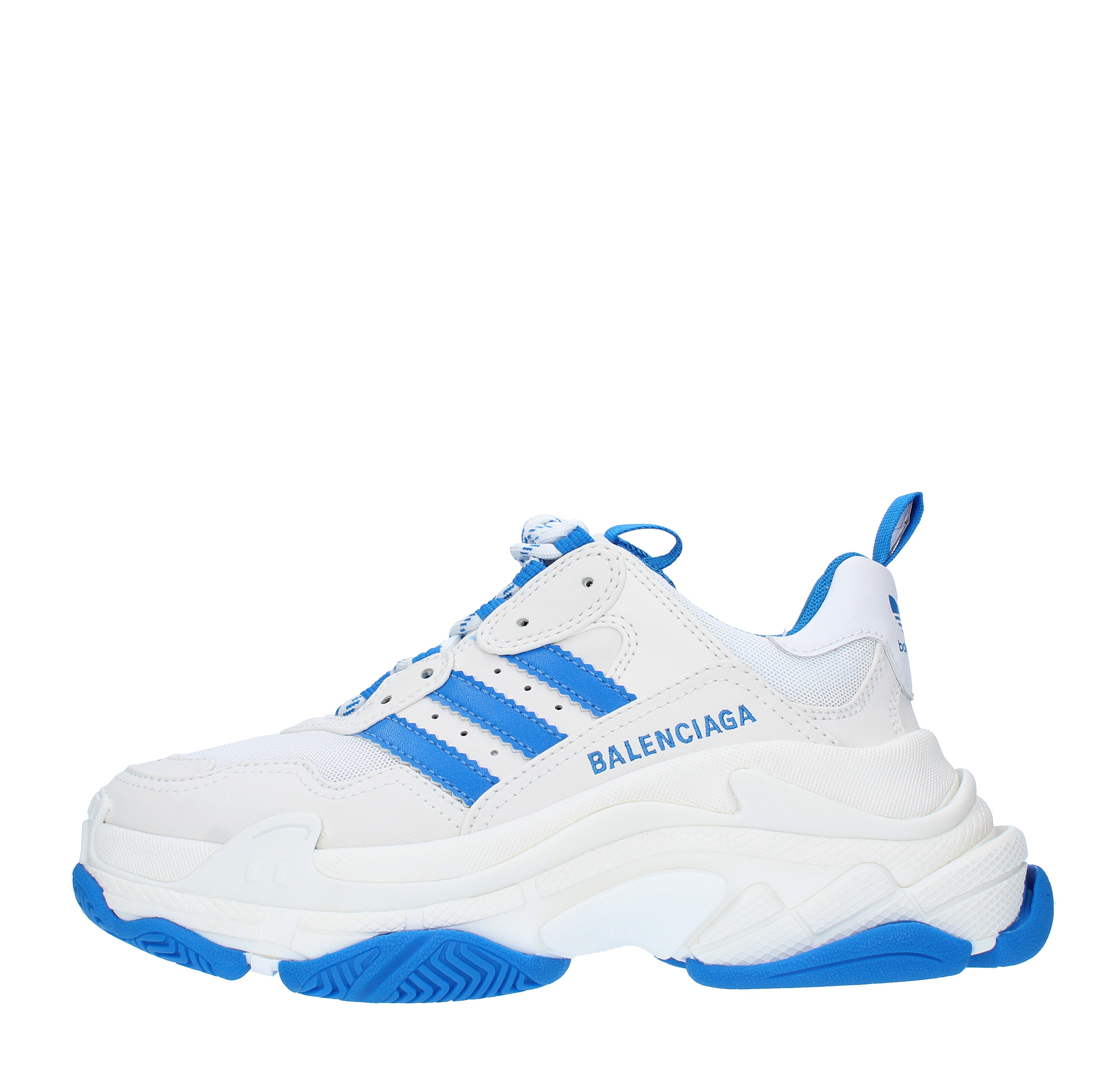 Sneakers BALENCIAGA X ADIDAS TRIPLE S in doppia schiuma e mesh bianco e  azzurro - BALENCIAGA X ADIDAS - Ginevra calzature