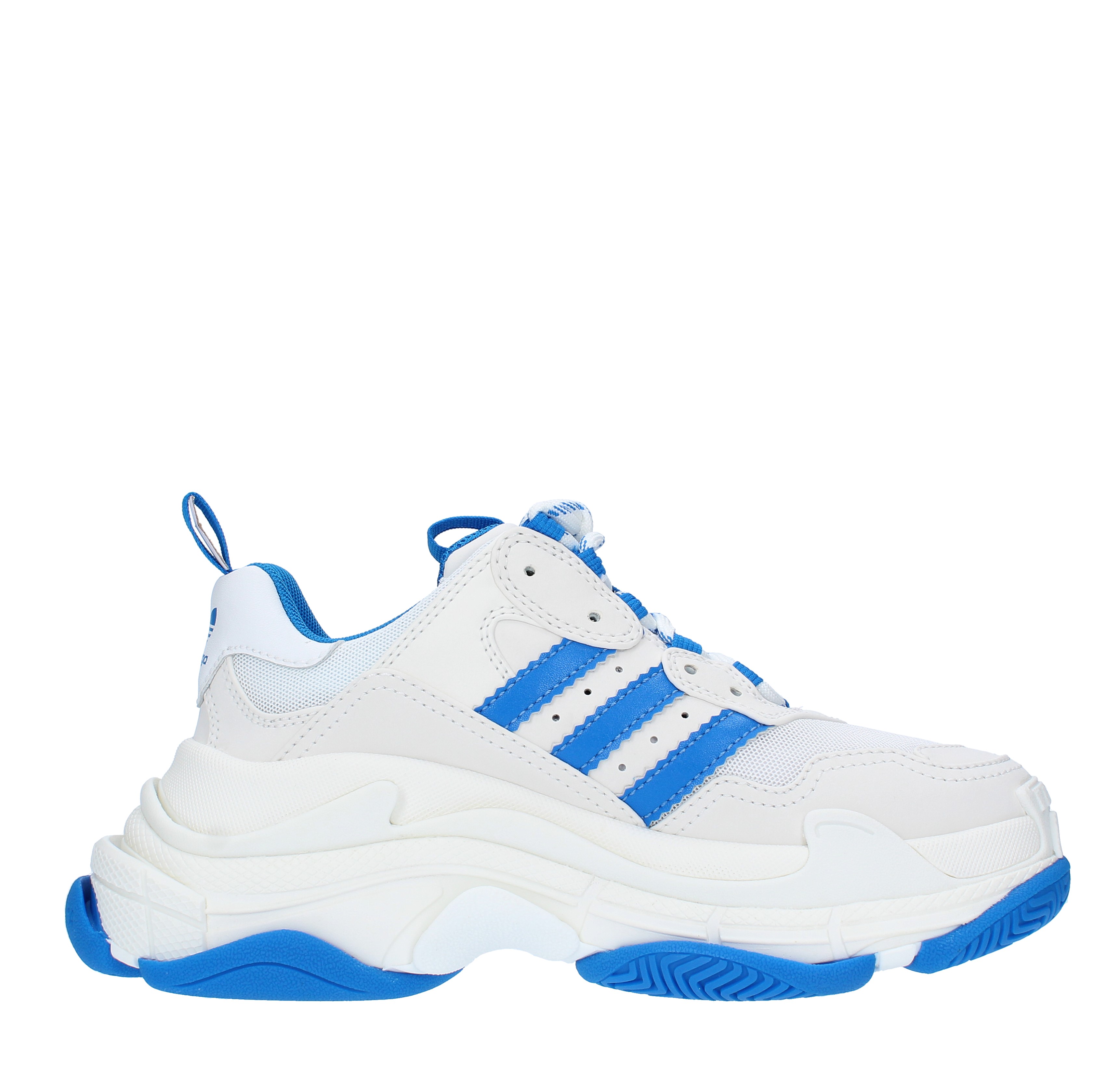 Sneakers BALENCIAGA X ADIDAS TRIPLE S in doppia schiuma e mesh bianco e  azzurro - BALENCIAGA X ADIDAS - Ginevra calzature