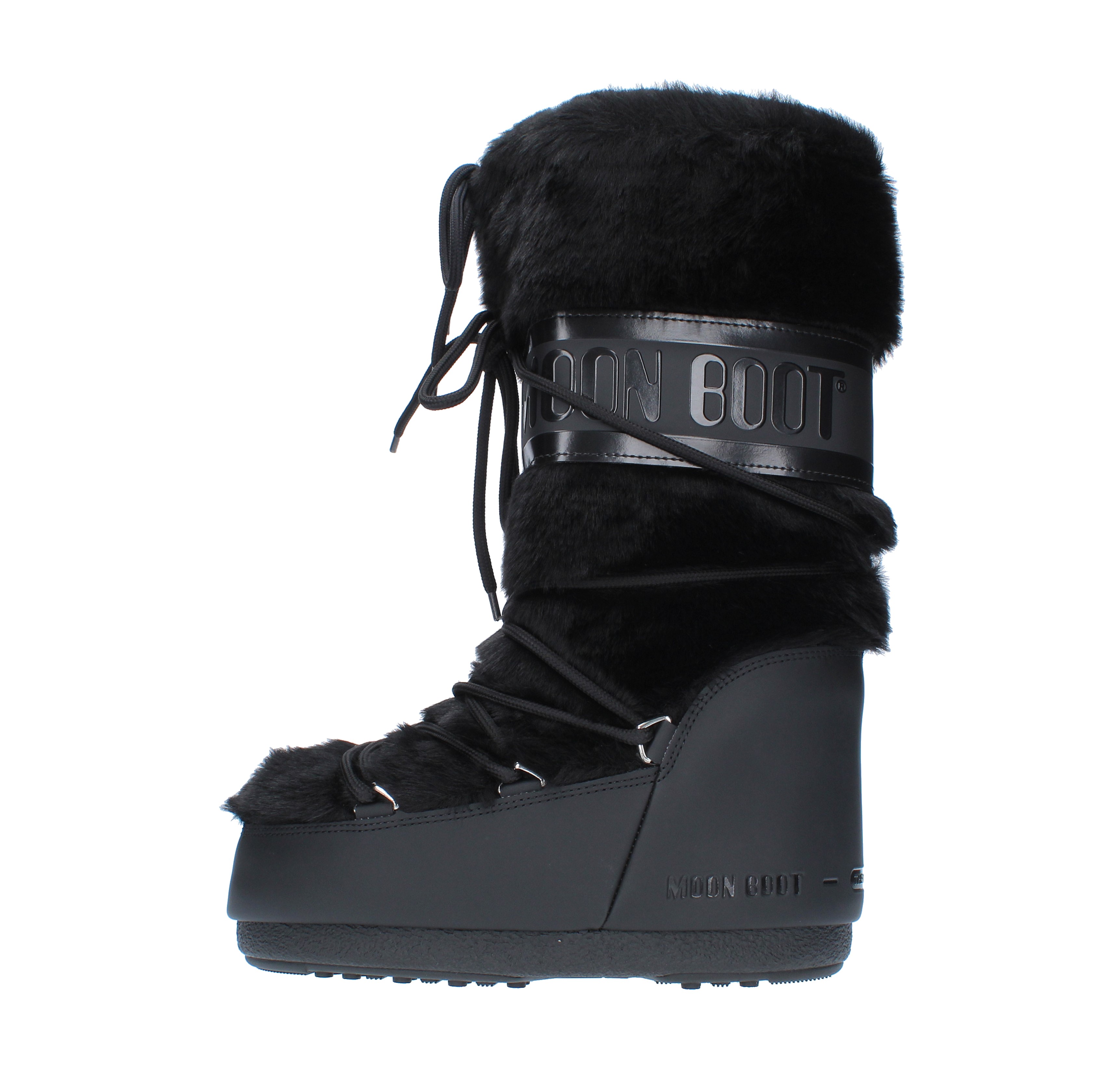 Snow boots model ICON FAUX FUR MOON BOOT made of synthetic fur - MOON BOOT  - Ginevra calzature