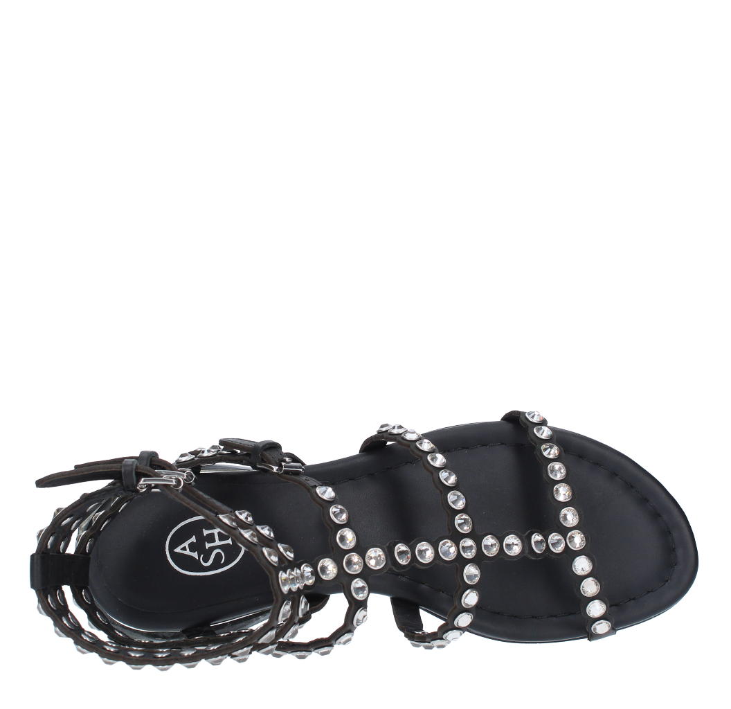 Sandali flat in pelle e borchie - ASH - Ginevra calzature