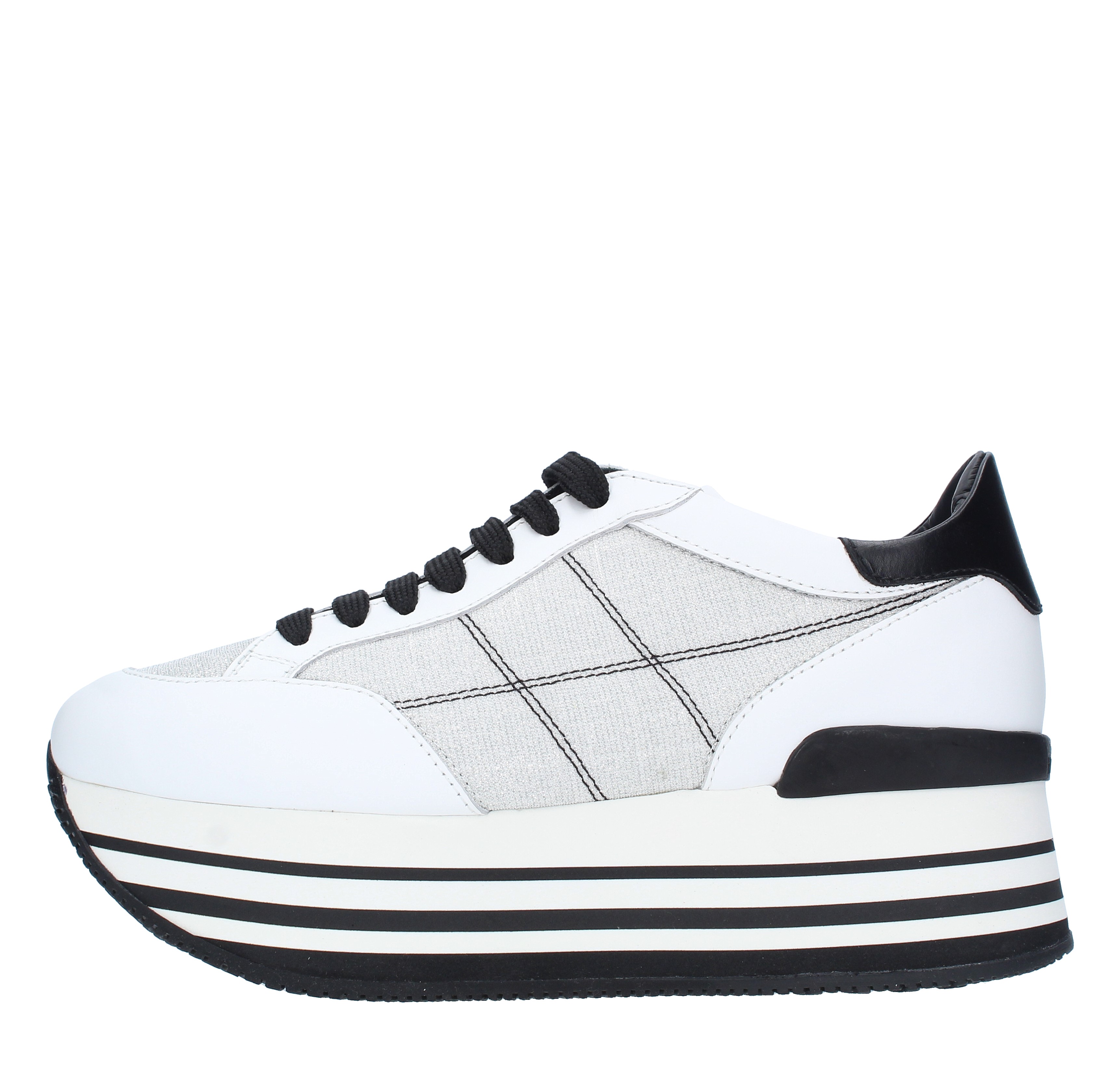 Sneakers Maxi222h in pelle e tessuto - HOGAN - Ginevra calzature