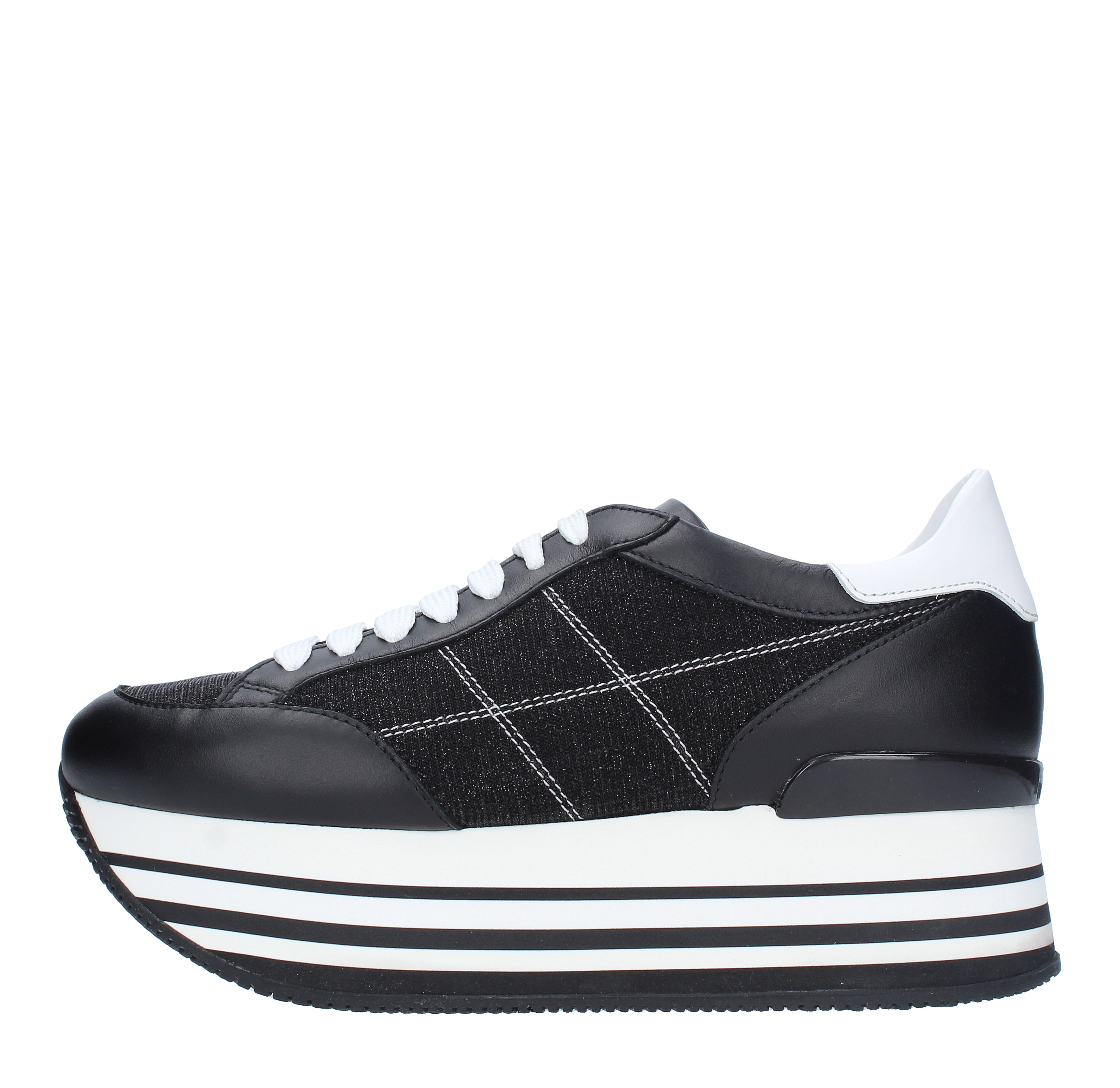 Sneakers Maxi222H in pelle e tessuto - HOGAN - Ginevra calzature