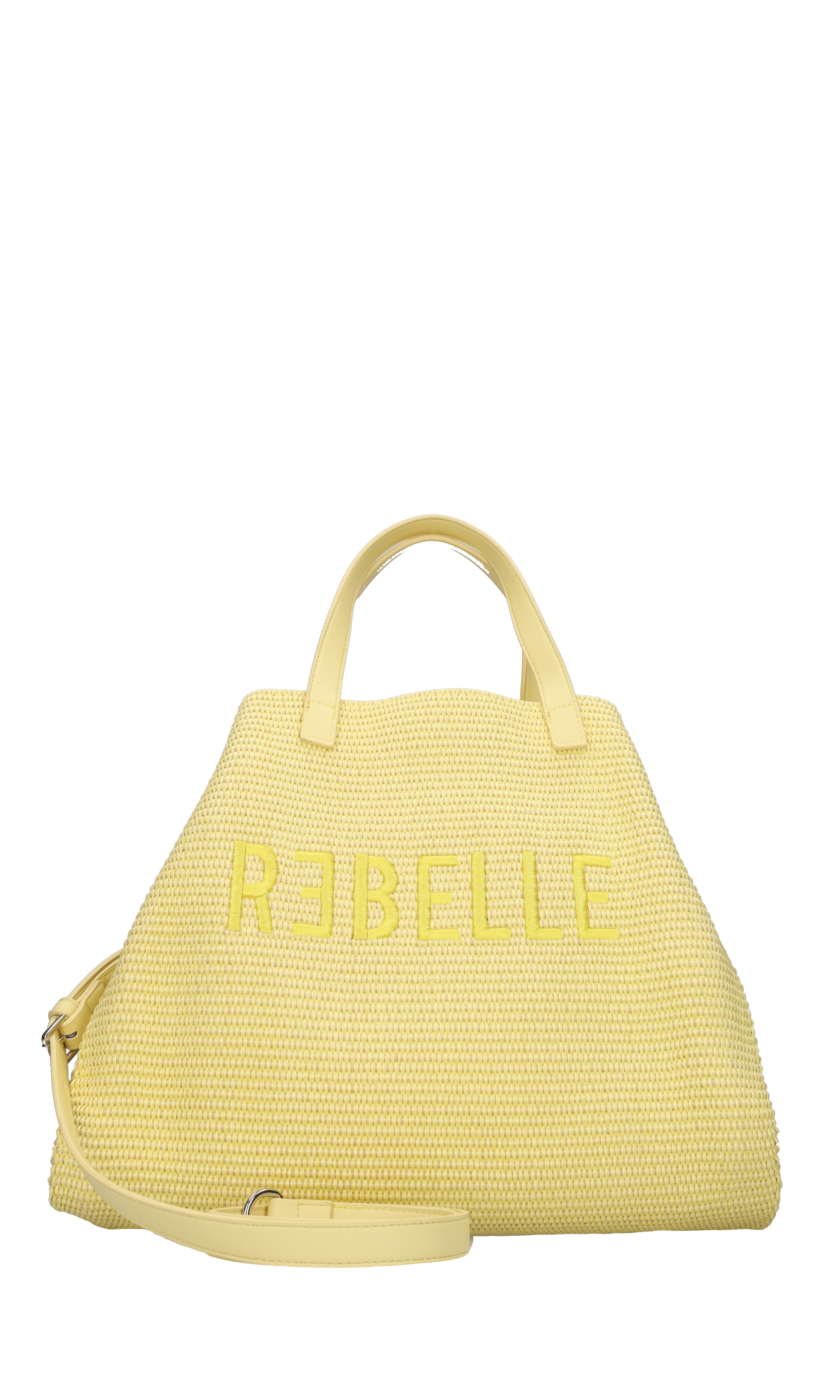 Raffia and leather bag REBELLE Ginevra calzature