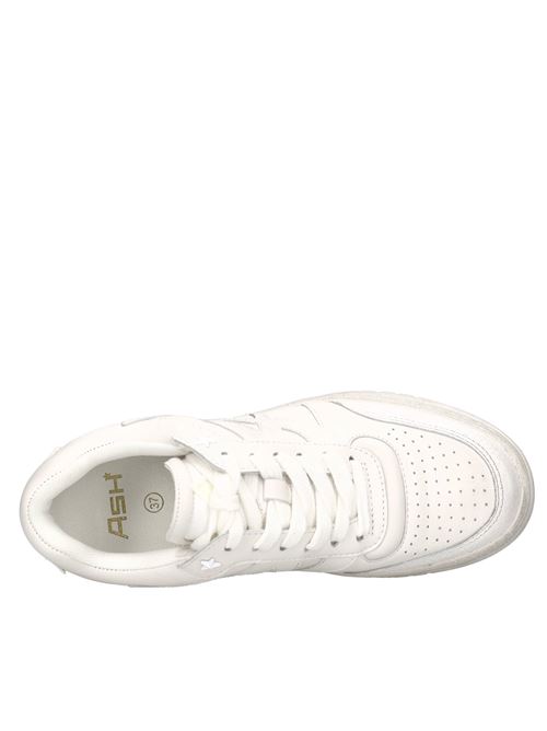 BLAKE leather sneakers ASH | BLAKE TUMBLED LEATHER-ROUNDERBIANCO