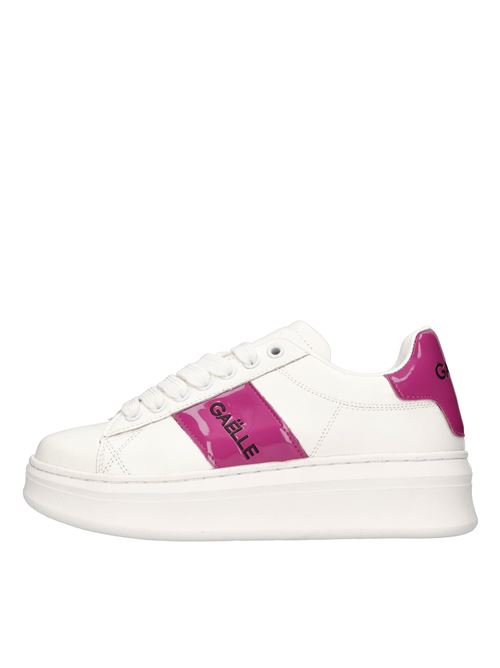 Sneakers in eco-leather GAELLE | GBCDP3077BIANCO-FUXIA