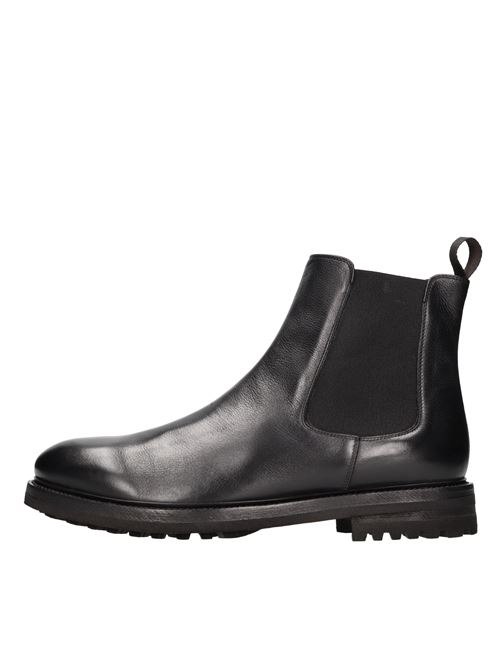 Leather Beatles boots JEROLD WILTON | 360-196 GRAINEDNERO