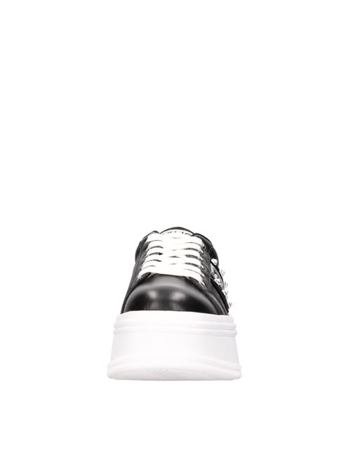 Sneakers in leather and eco-leather LIU JO | SELMA 04 CALF LEATHERNERO