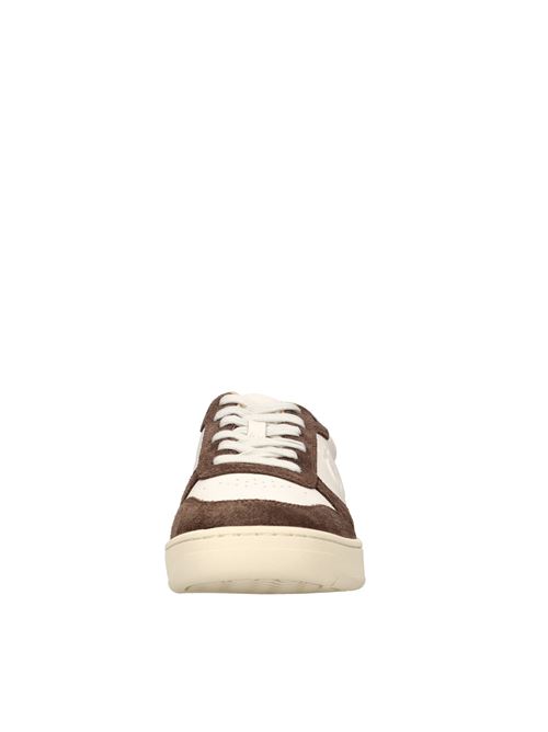 Sneakers in pelle ed ecopelle LIU JO | WALKER 01 TUMBLED LEATHER/COW SUEDEBIANCO-MARRONE-BEIGE