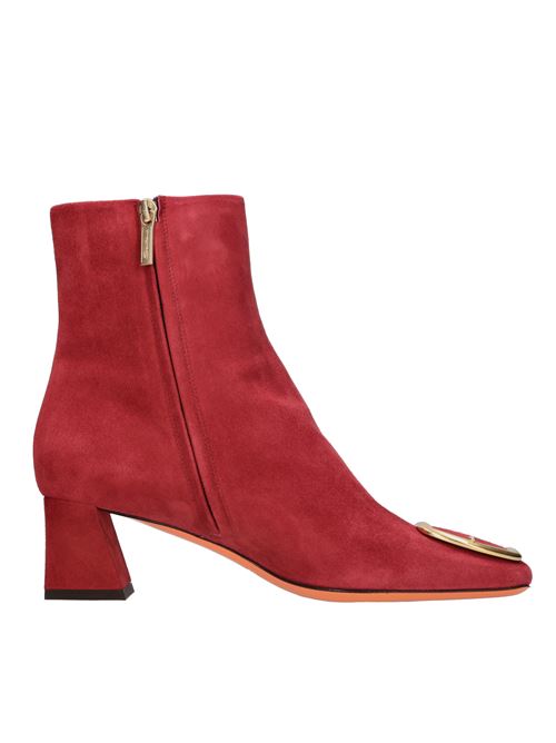 Suede ankle boots SANTONI | WTMN70230HI2BMGDR85ROSSO