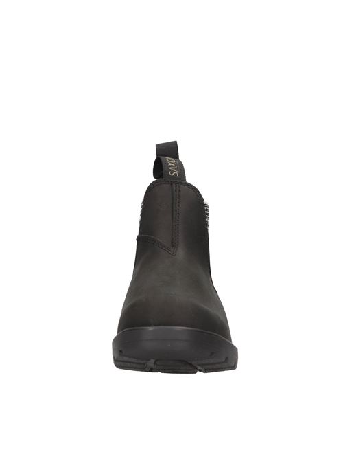 Beatles ankle boots in natural leather SAXONE | 2099NERO-BIANCO