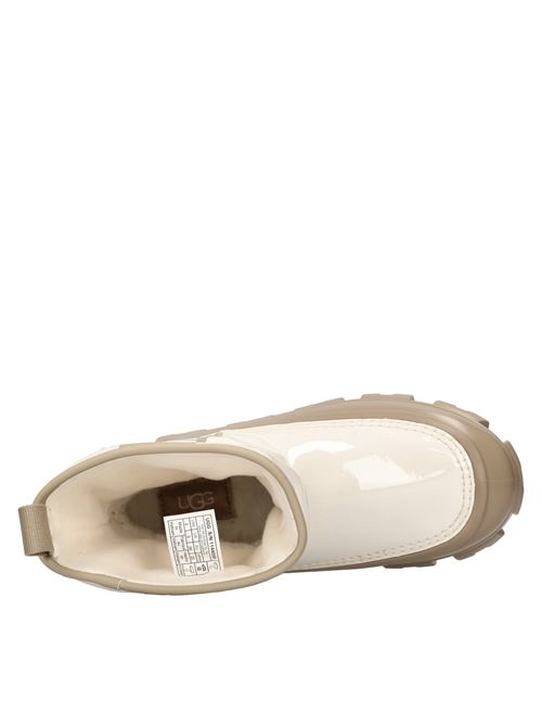 Patent leather boots UGG | W CLASSIC BRELLAH MINIBIANCO-BEIGE