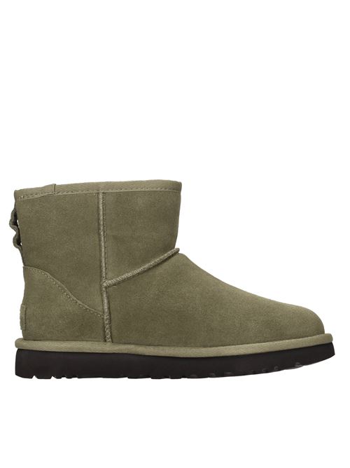 Leather ankle boots UGG | W CLASSIC MINI SIDE LOGOVERDE