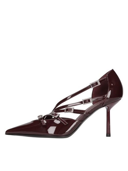 SCARLET model slingback décolleté in patent leather LE SILLA | SCARPA SCARLETCHERRY